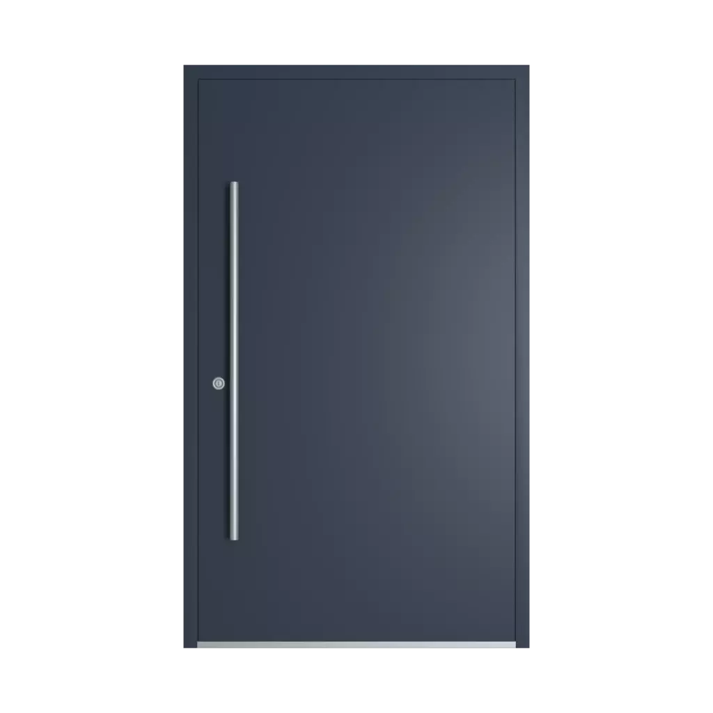 RAL 5008 Graublau hausturen modelle dindecor 6102-black  