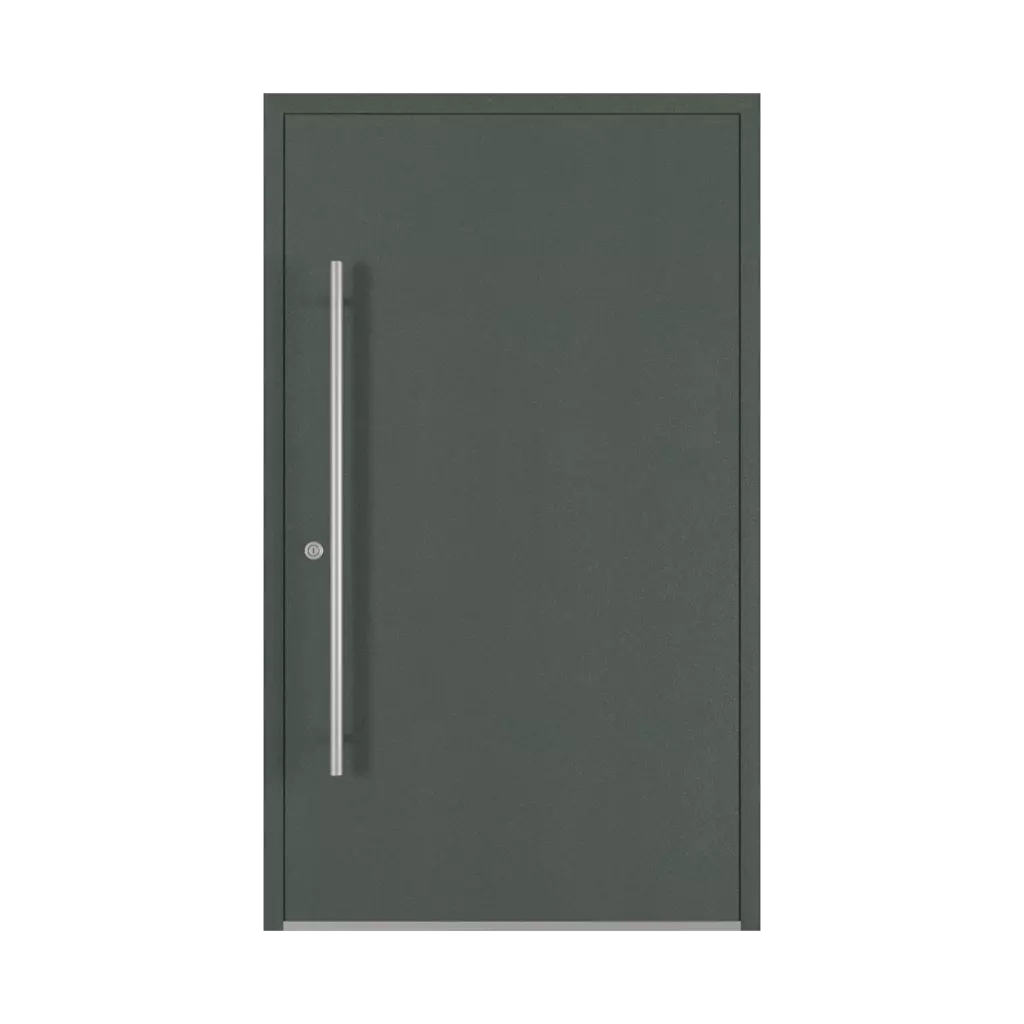 Aludec grauer Basalt hausturen modelle dindecor sk06-grey  