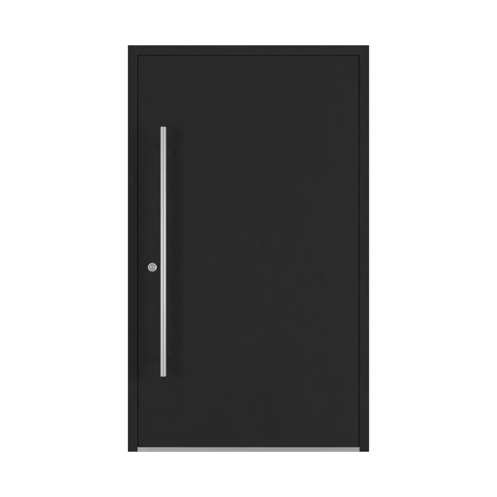 Dunkles Graphit hausturen modelle dindecor 6102-black  
