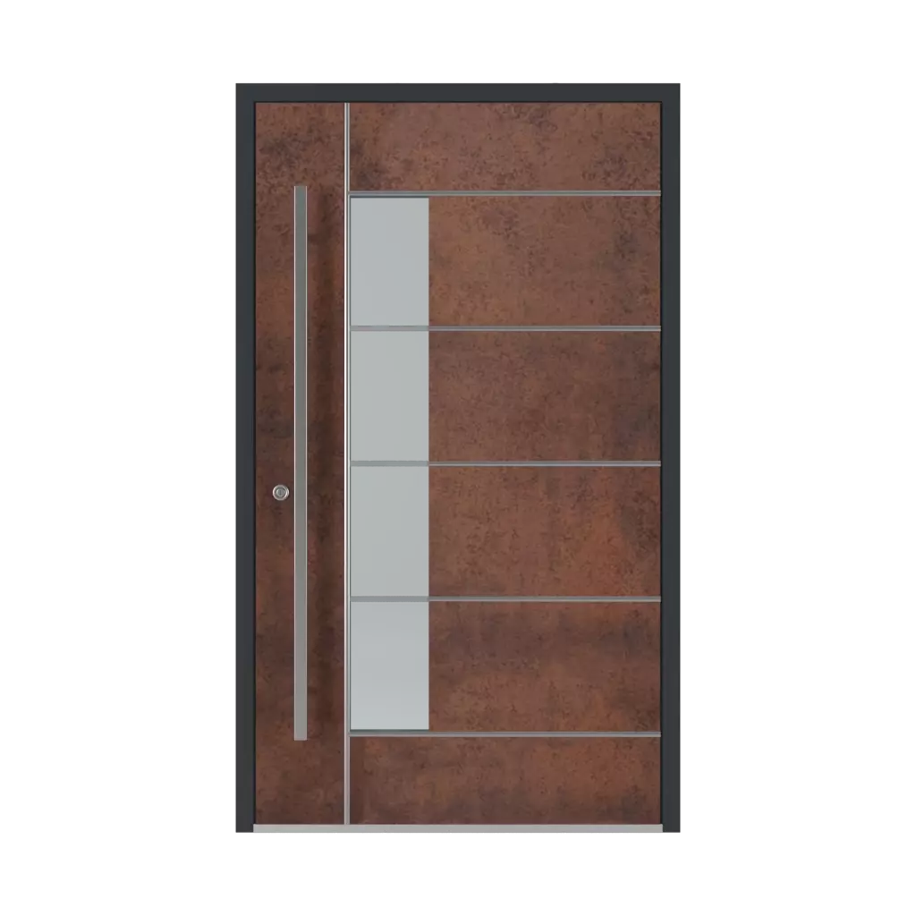 SK04 Corten 🏆 hausturen modelle aluminium 