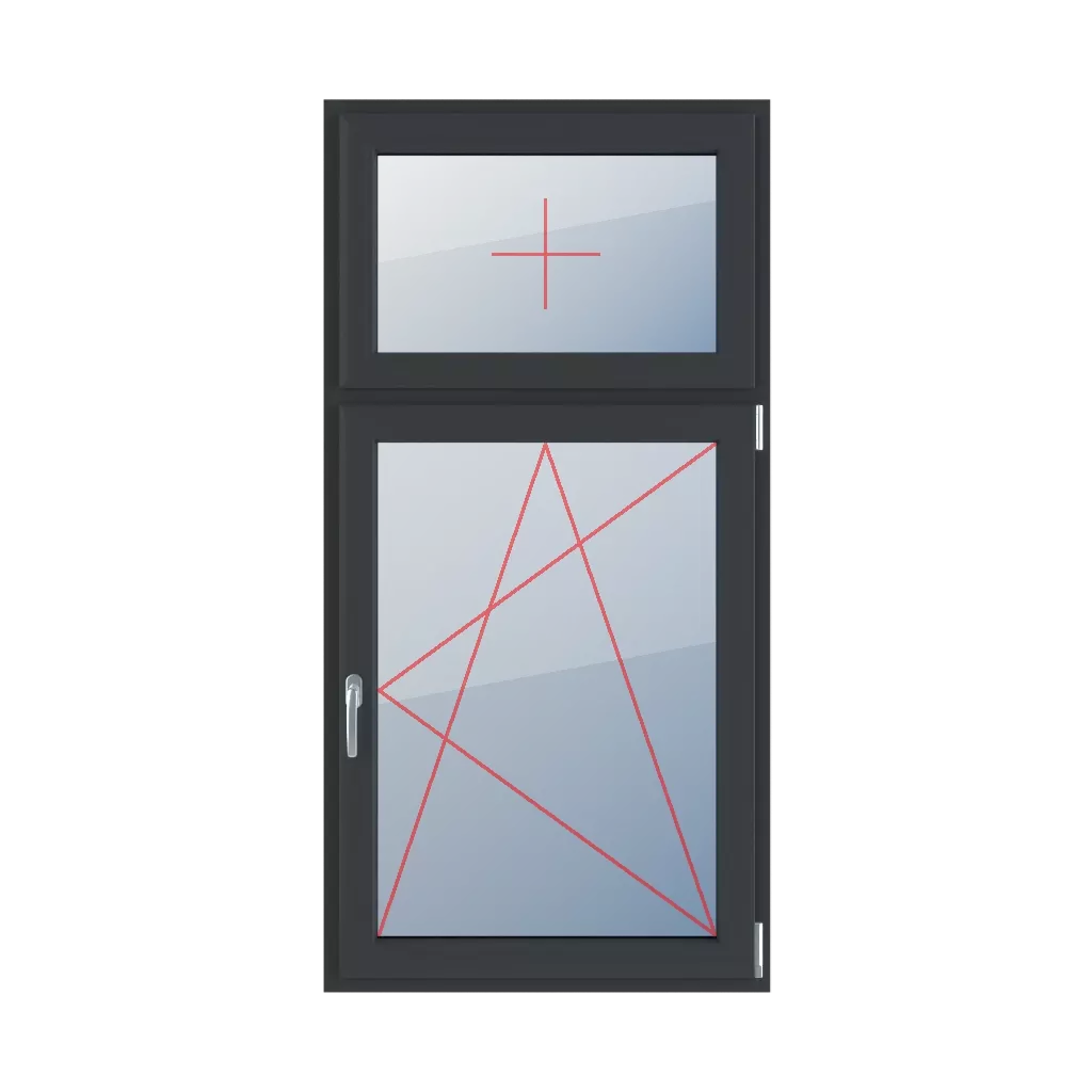 Festverglasung im Flügel, dreh- und kippbar nach rechts fenster fenstertypen zweifluegelige-tueren asymmetrische-vertikale-teilung-30-70 festverglasung-im-fluegel-dreh-und-kippbar-nach-rechts 