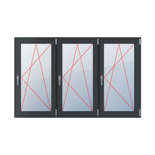 Kippen und nach rechts drehen fenster fenstertypen dreifluegelige-fenster symmetrische-horizontale-teilung-33-33-33 kippen-und-nach-rechts-drehen 