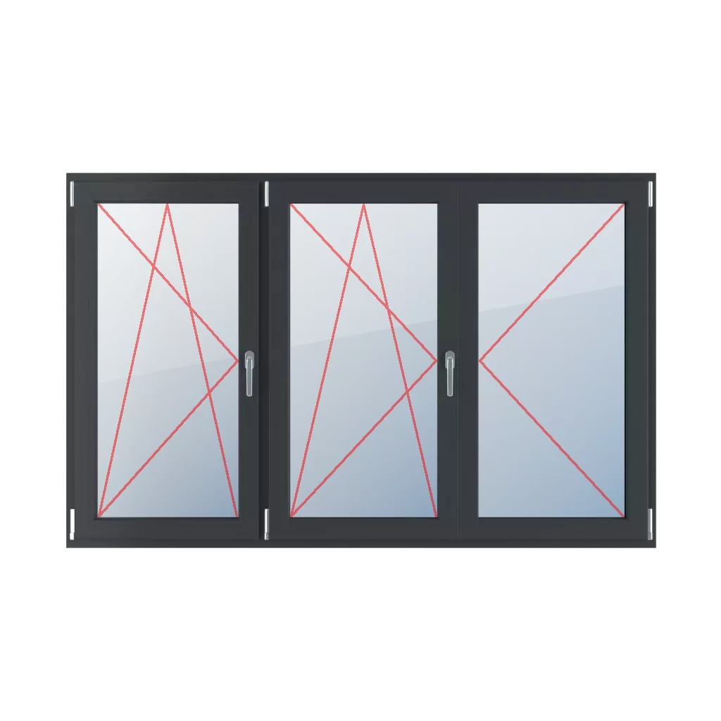 Neigen und Drehen nach links, beweglicher Pfosten, Drehen nach rechts fenster fenstertypen dreifluegelige-fenster symmetrische-horizontale-teilung-33-33-33-mit-beweglichem-pfosten neigen-und-drehen-nach-links-beweglicher-pfosten-drehen-nach-rechts 