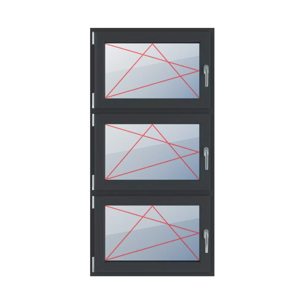 Kippen und nach links drehen fenster fenstertypen dreifluegelige-fenster symmetrische-vertikale-teilung-33-33-33  