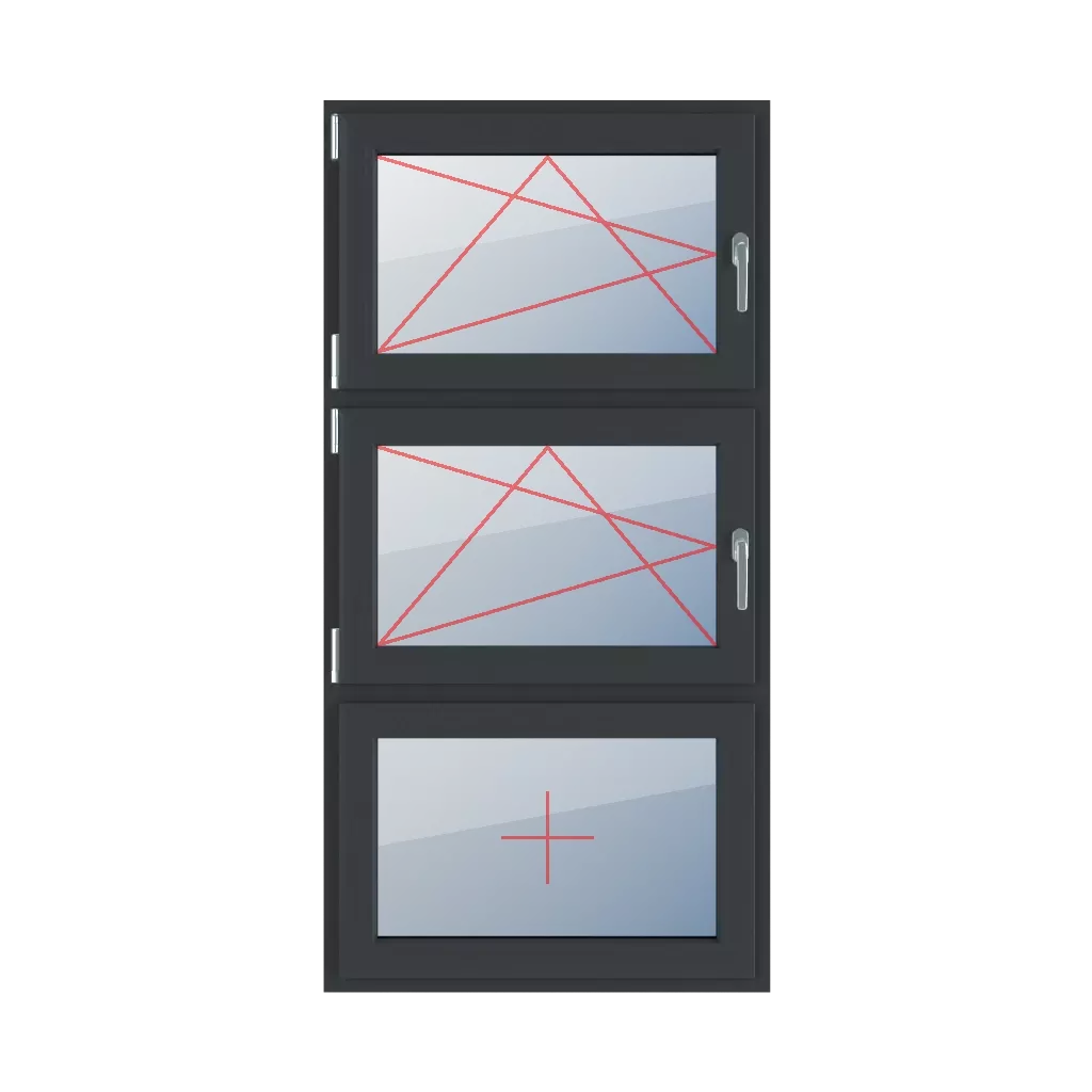 Dreh-Kipp links, Dreh-Kipp links, Festverglasung im Flügel fenster fenstertypen dreifluegelige-fenster symmetrische-vertikale-teilung-33-33-33 dreh-kipp-links-dreh-kipp-links-festverglasung-im-fluegel 