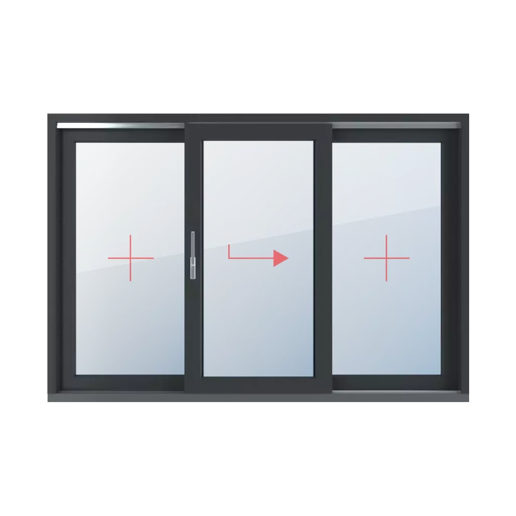 Festverglasung, Schiebeverglasung rechts, Festverglasung produkte hebe-schiebe-terrassenfenster-von-hst    