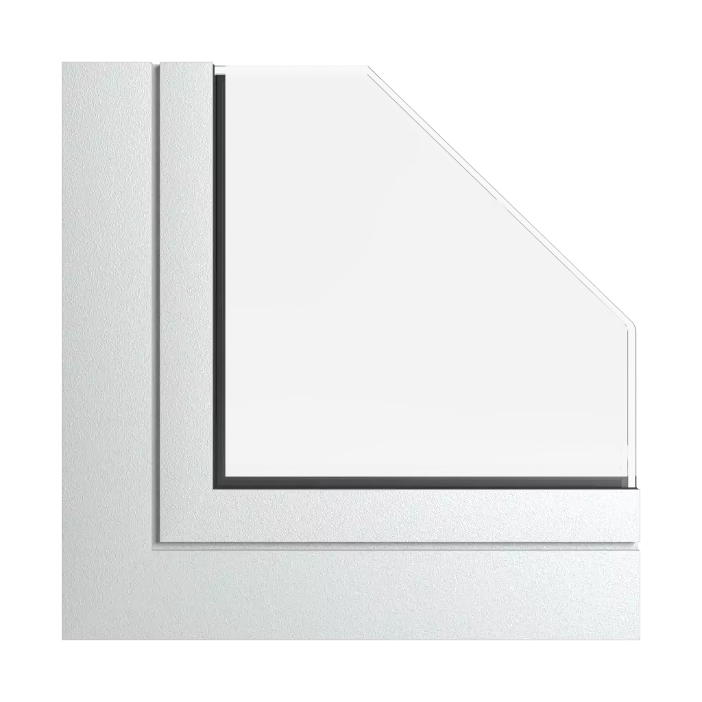 Weißes Aluminium fenster fensterprofile aliplast