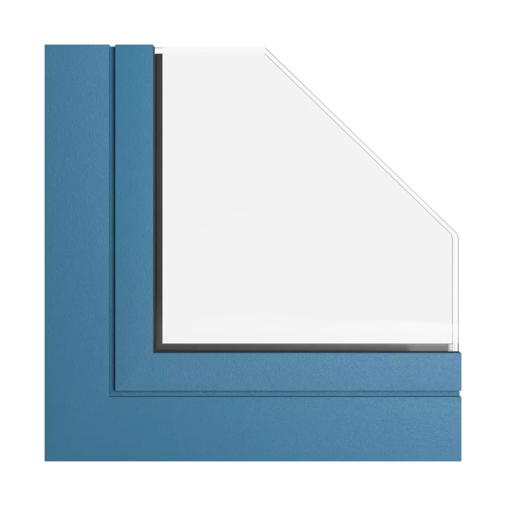 Atlantikblau fenster fensterprofile aliplast