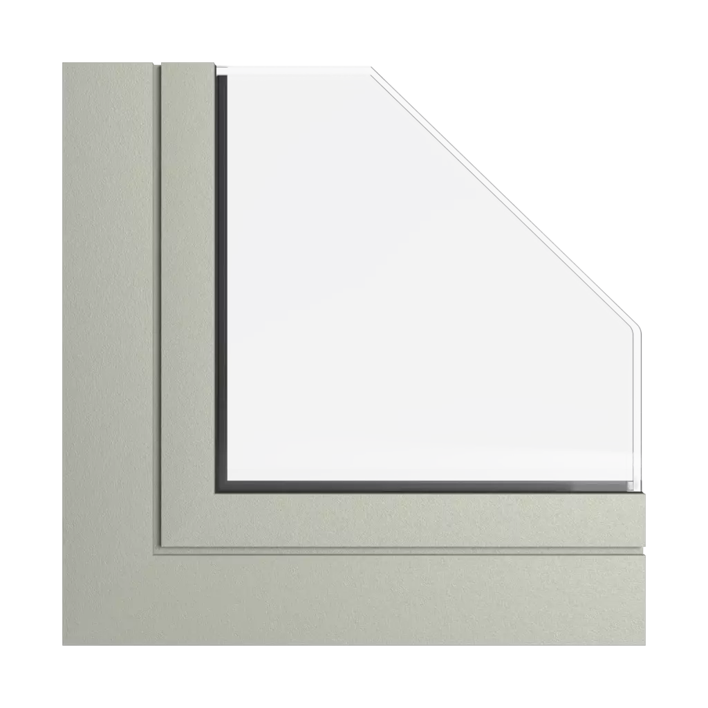 Grauer Steintiger fenster fensterprofile aliplast