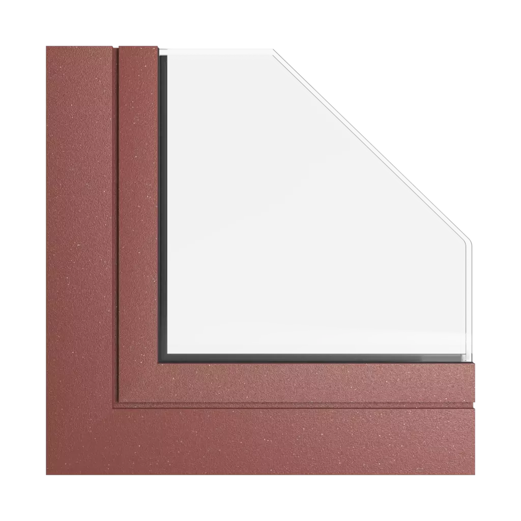 Roter Oxid tiger fenster fensterprofile aliplast