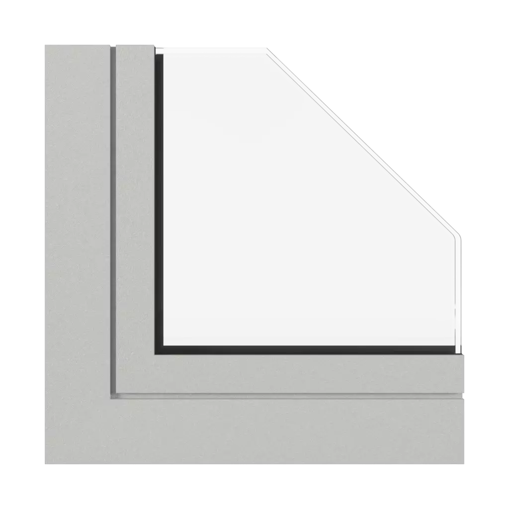 Hellgraue feine Struktur fenster fensterprofile aluprof mb-86-st