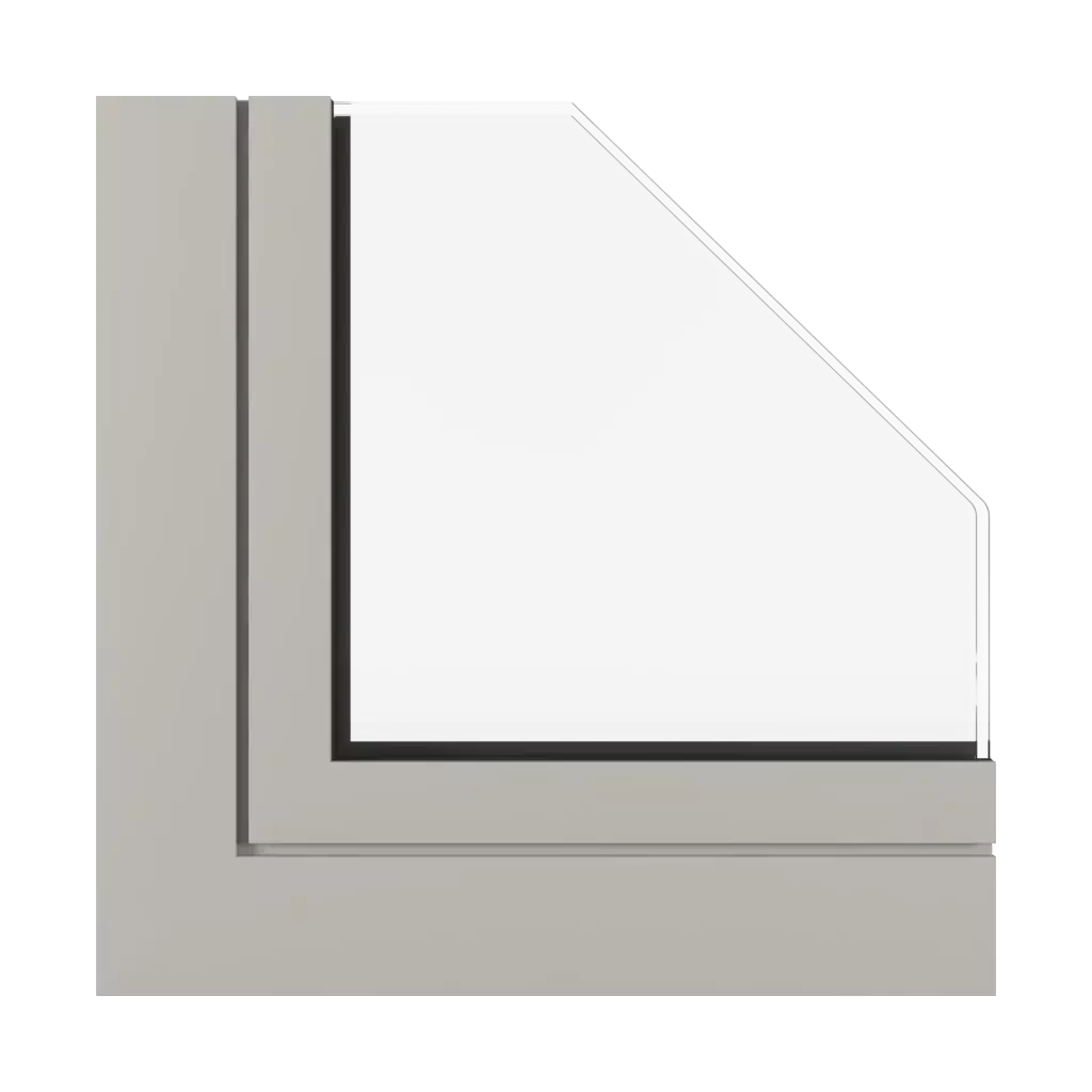 Grauer SK fenster fensterprofile aluprof mb-openslide