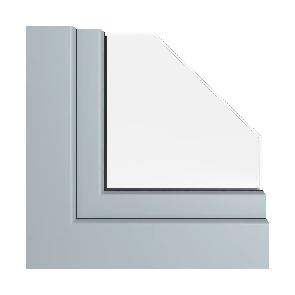 Grau glatt fenster fensterprofile rehau synego-slide