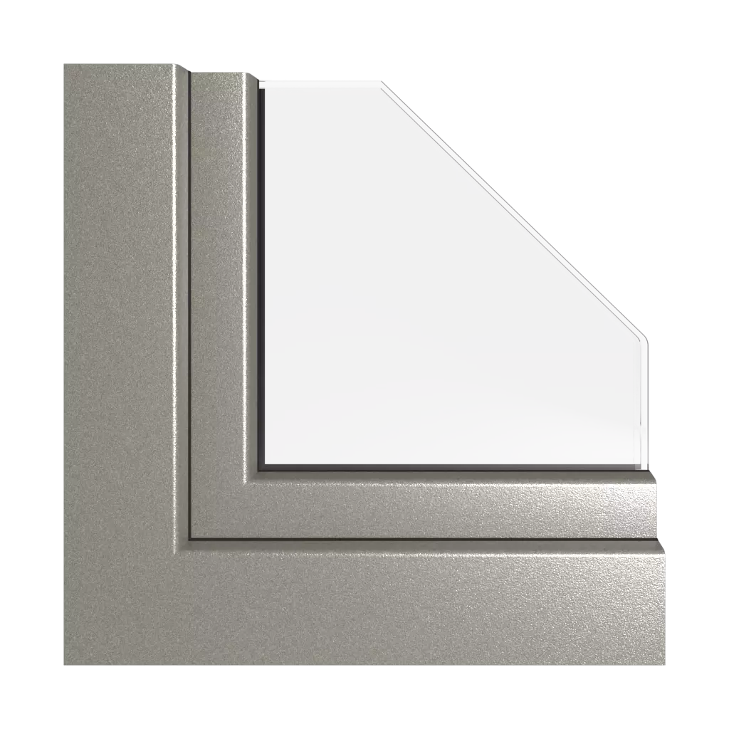 Alux dunkles Silber fenster fensterfarbe rehau-farben alux-dunkles-silber