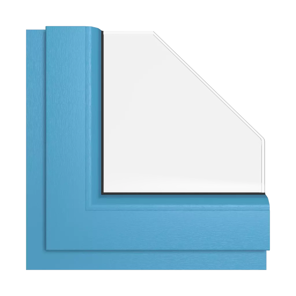 Brilliantes Blau fenster fensterfarbe rehau-farben brilliantes-blau interior