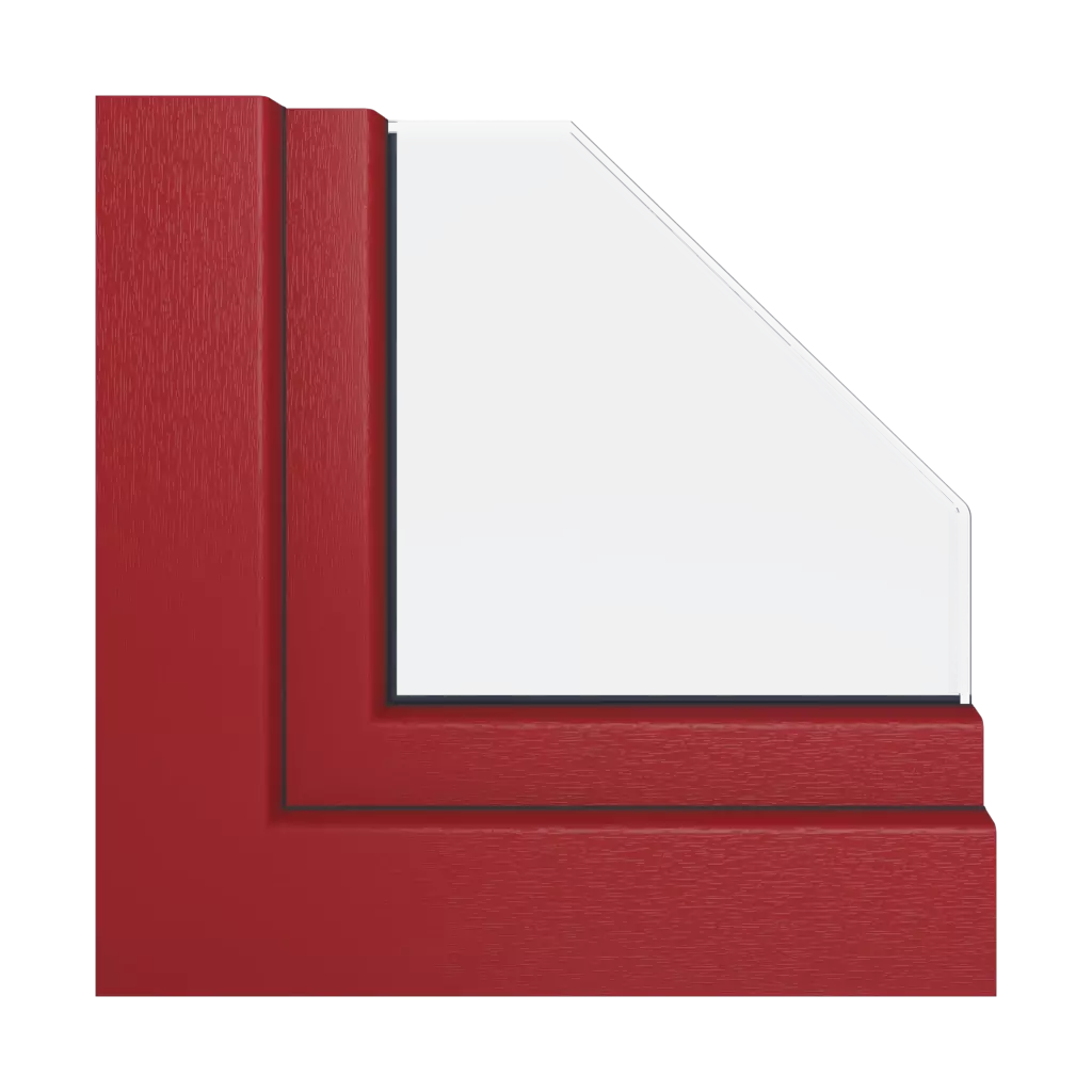 Dunkelrot produkte pvc-fenster    