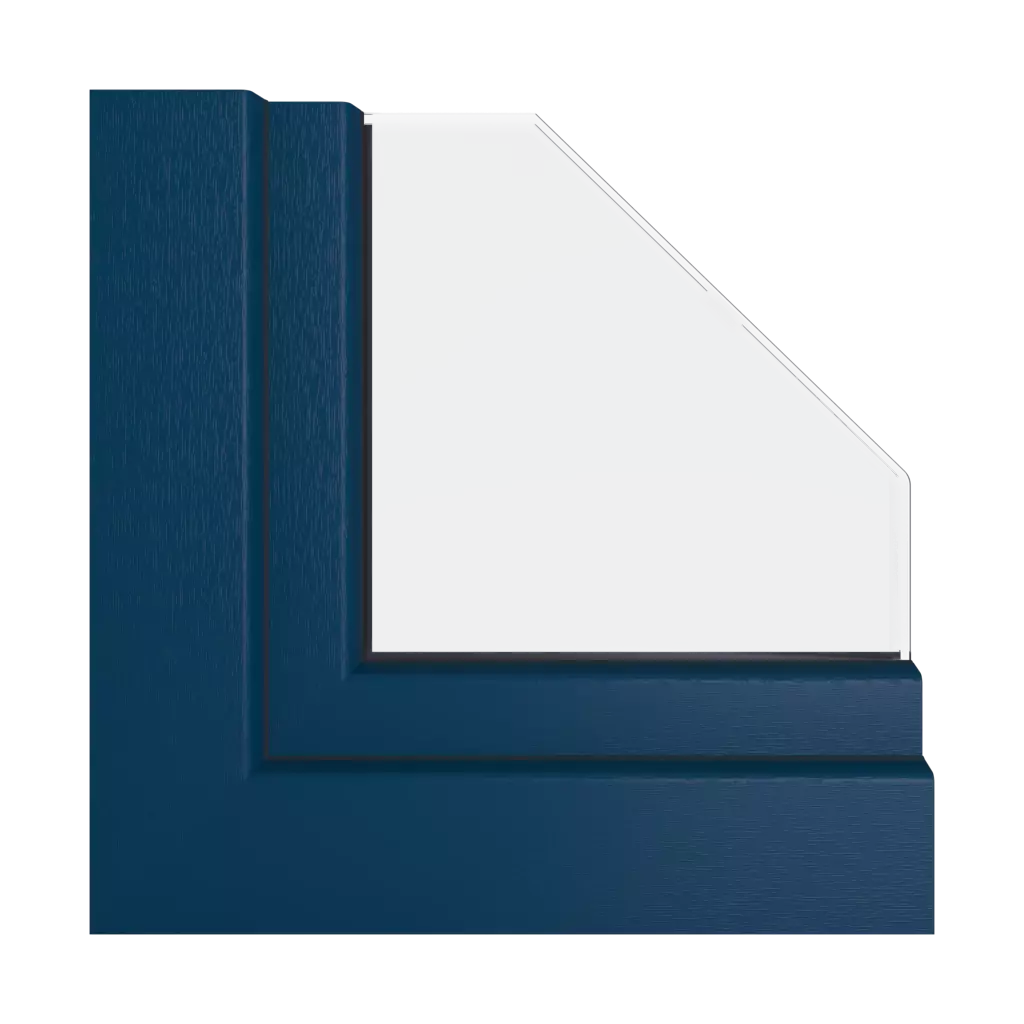 Stahlblau 11 fenster fensterprofile salamander bluevolution-82md