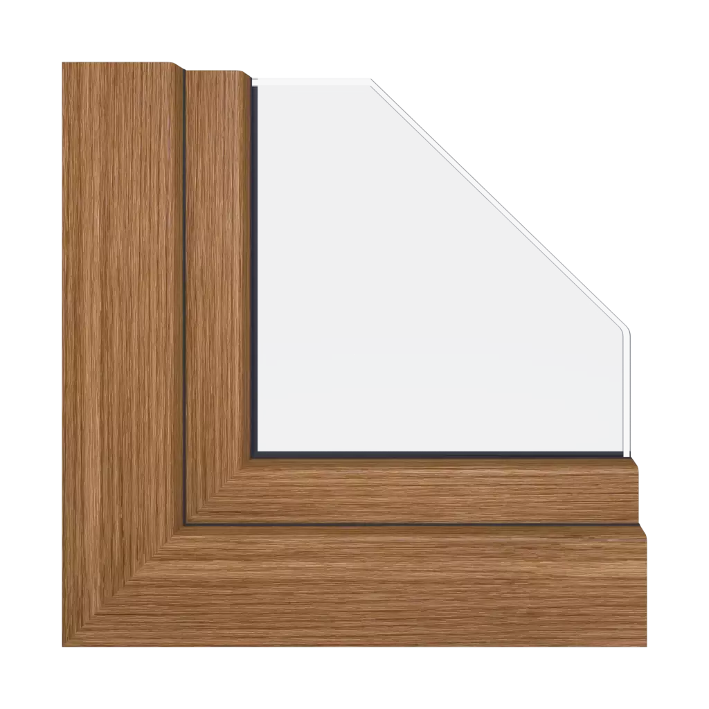 Eiche natur fenster fensterprofile schueco living-md