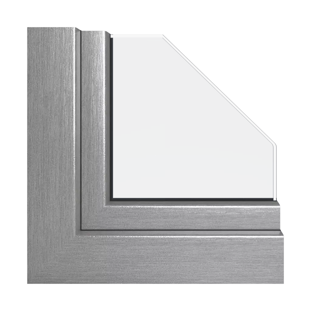 Aluminium gebürstet fenster fensterprofile schueco livingslide