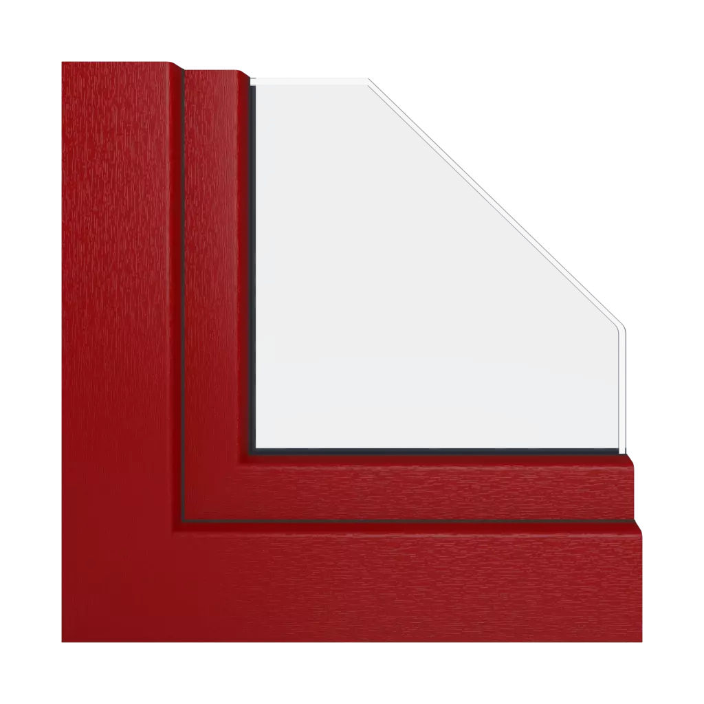 Hellrot fenster fensterprofile schueco living-as