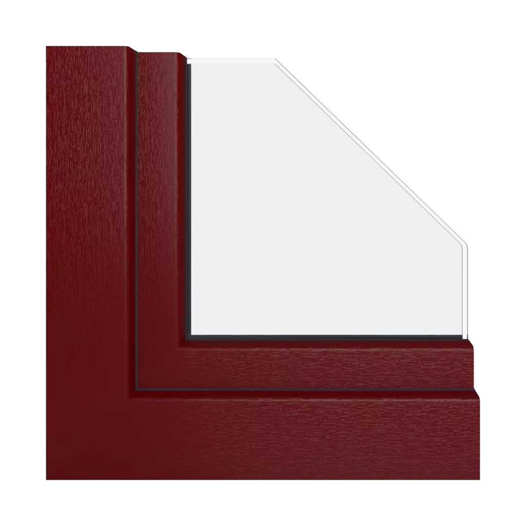 Rot fenster fensterfarbe schueco-farben rot