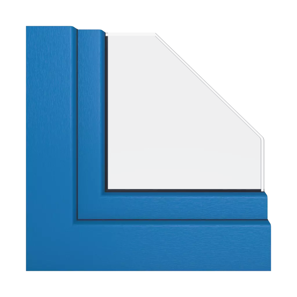 Brilliantes Blau fenster fensterprofile schueco living-as