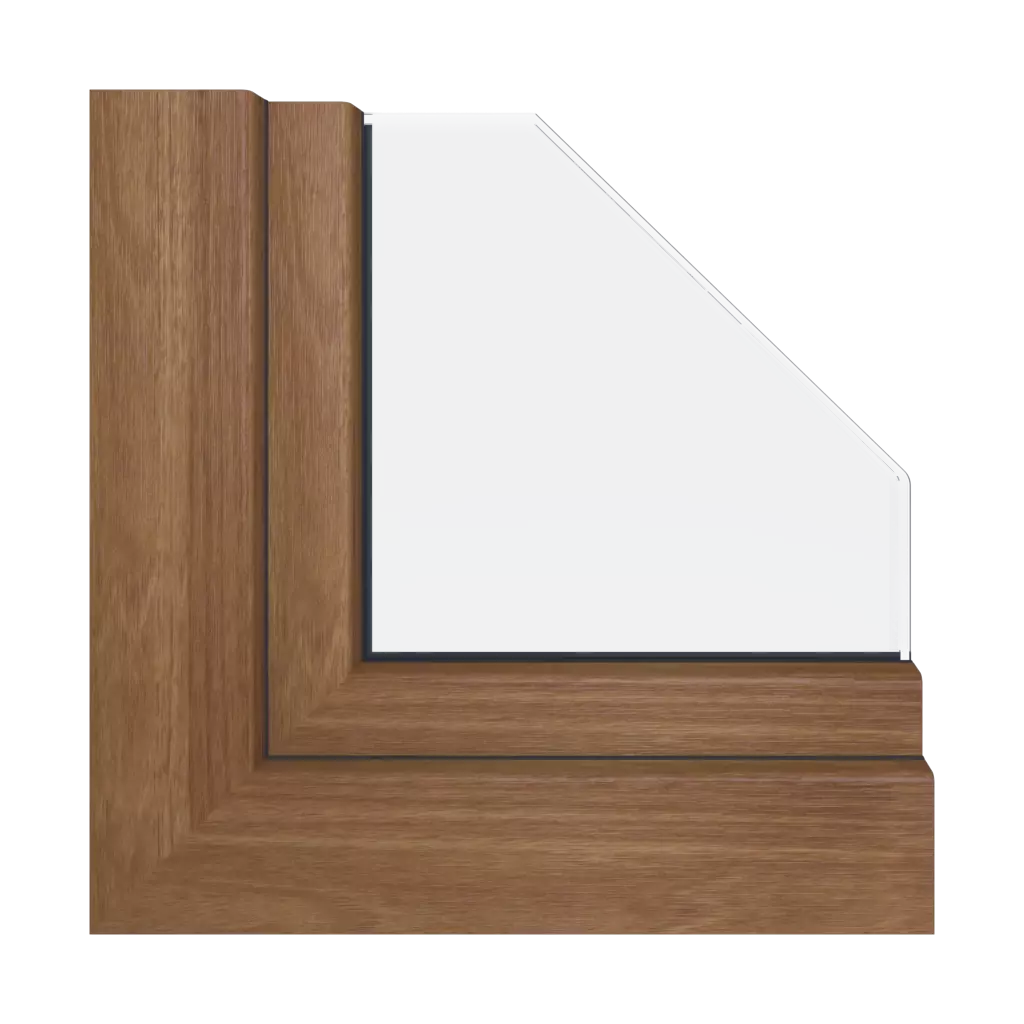 Nussbaum natur fenster fensterprofile gealan linear