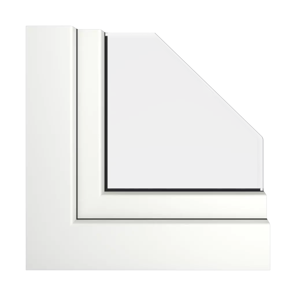 Verkehrsweiß RAL 9016 Acrylat produkte smart-slide-terrassenschiebefenster    