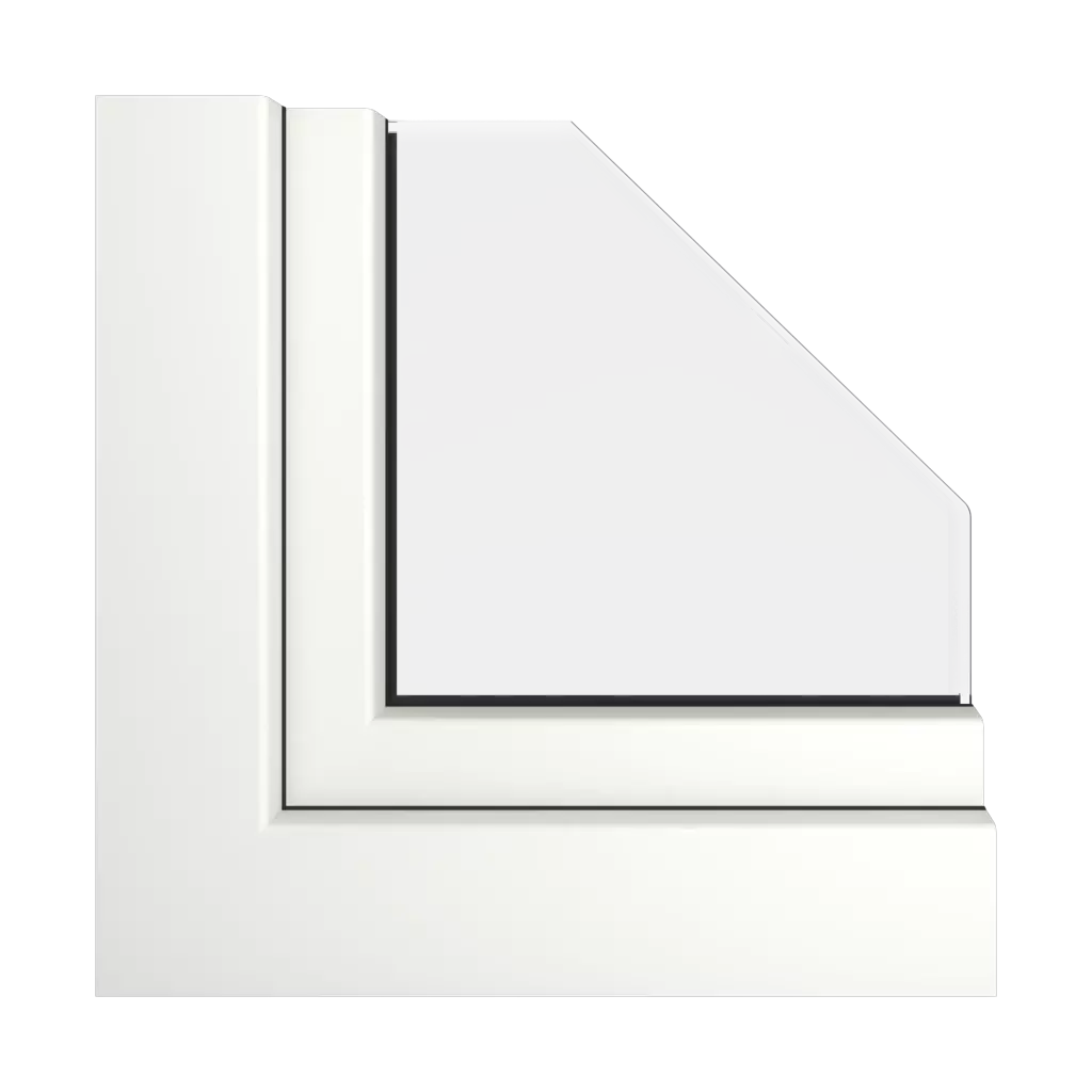 Verkehrsweiß RAL 9016 Acrylat fenster fensterprofile gealan s-8000