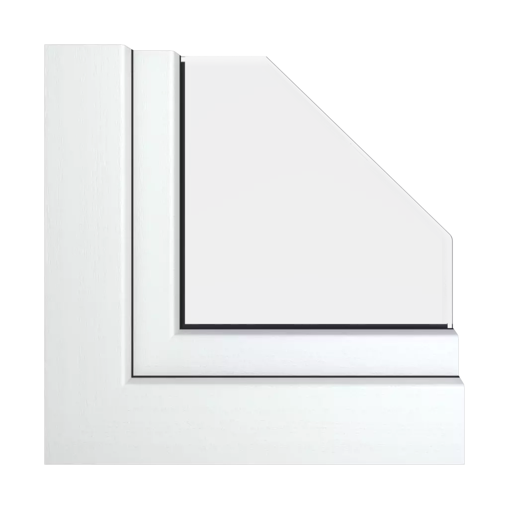 Brillantweiß RAL 9003 fenster fensterprofile gealan linear