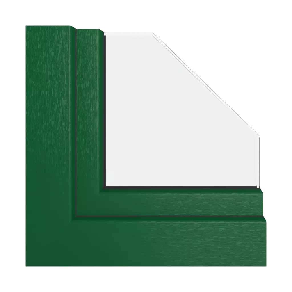 Moosgrün RAL 6005 fenster fensterprofile gealan smoovio