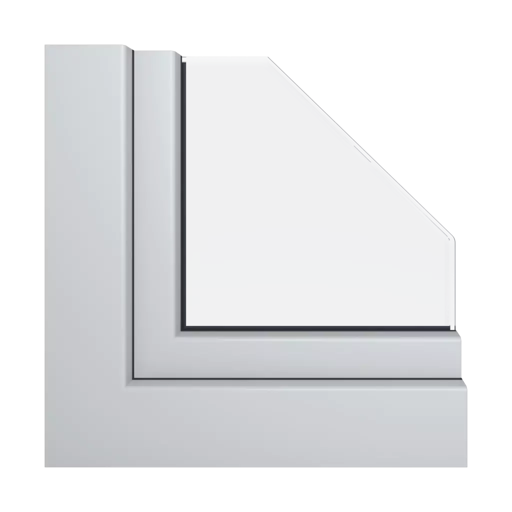 Pyritgrau RAL 7040 Acrylfarbe fenster fensterprofile gealan s-8000