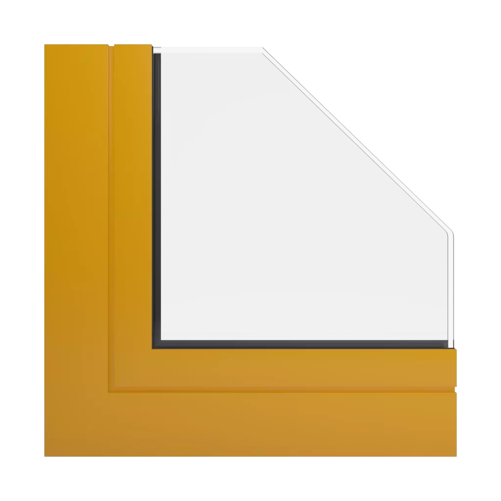 RAL 1006 Maisgelb fenster fensterprofile aluprof mb-78ei-dpa