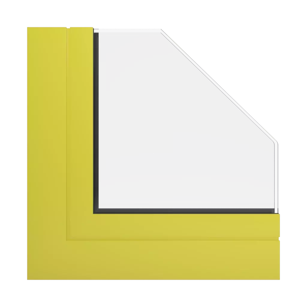 RAL 1016 Schwefelgelb fenster fensterprofile aliplast max-light-modern