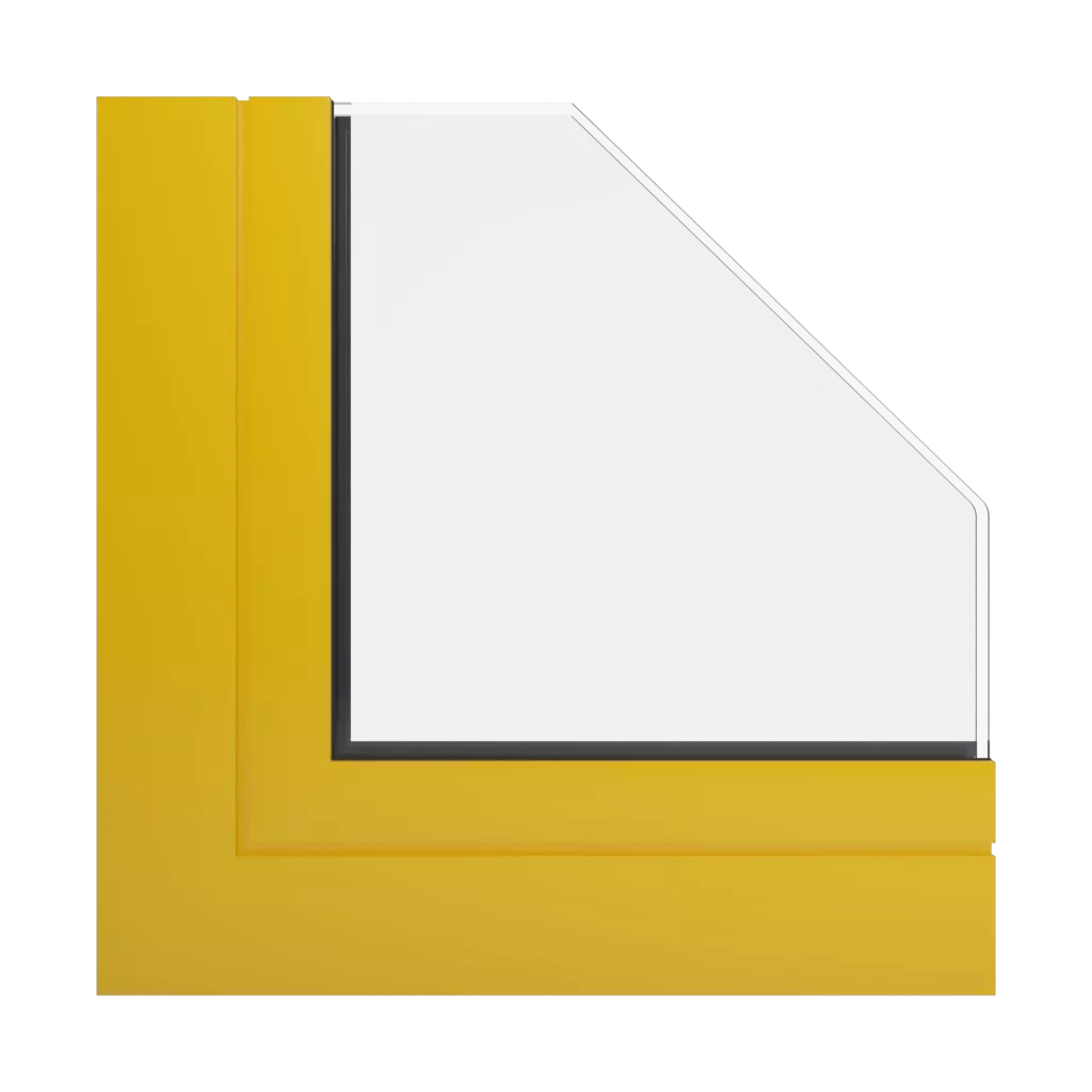 RAL 1023 Verkehrsgelb fenster fensterprofile aluprof mb-60e-ei