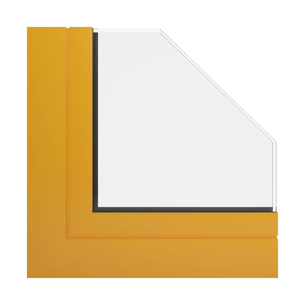 RAL 1033 Dahliengelb fenster fensterfarbe farben cdm-aluminium-holz-kiefernfarben