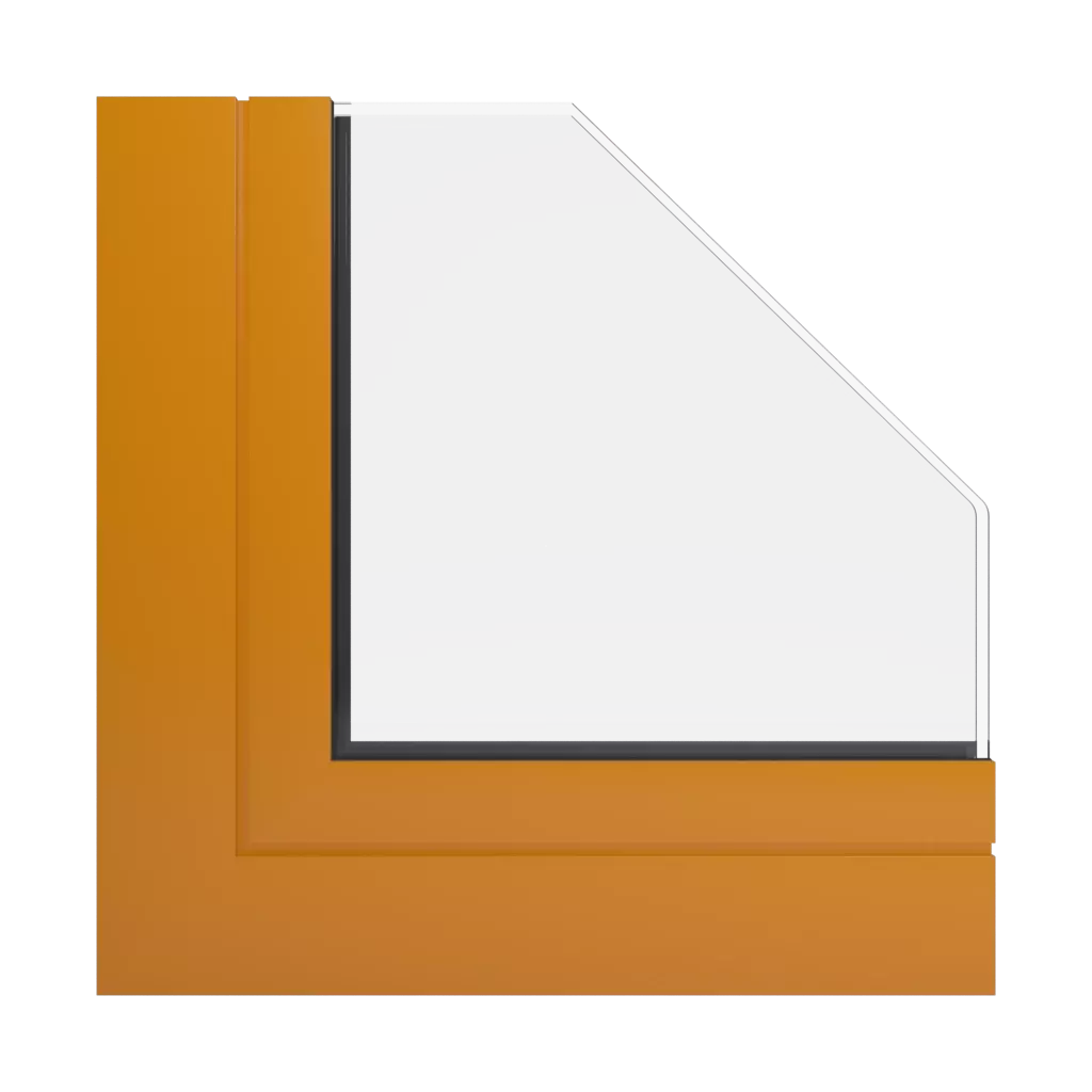 RAL 2000 Gelborange fenster fensterprofile aluprof mb-sr50n