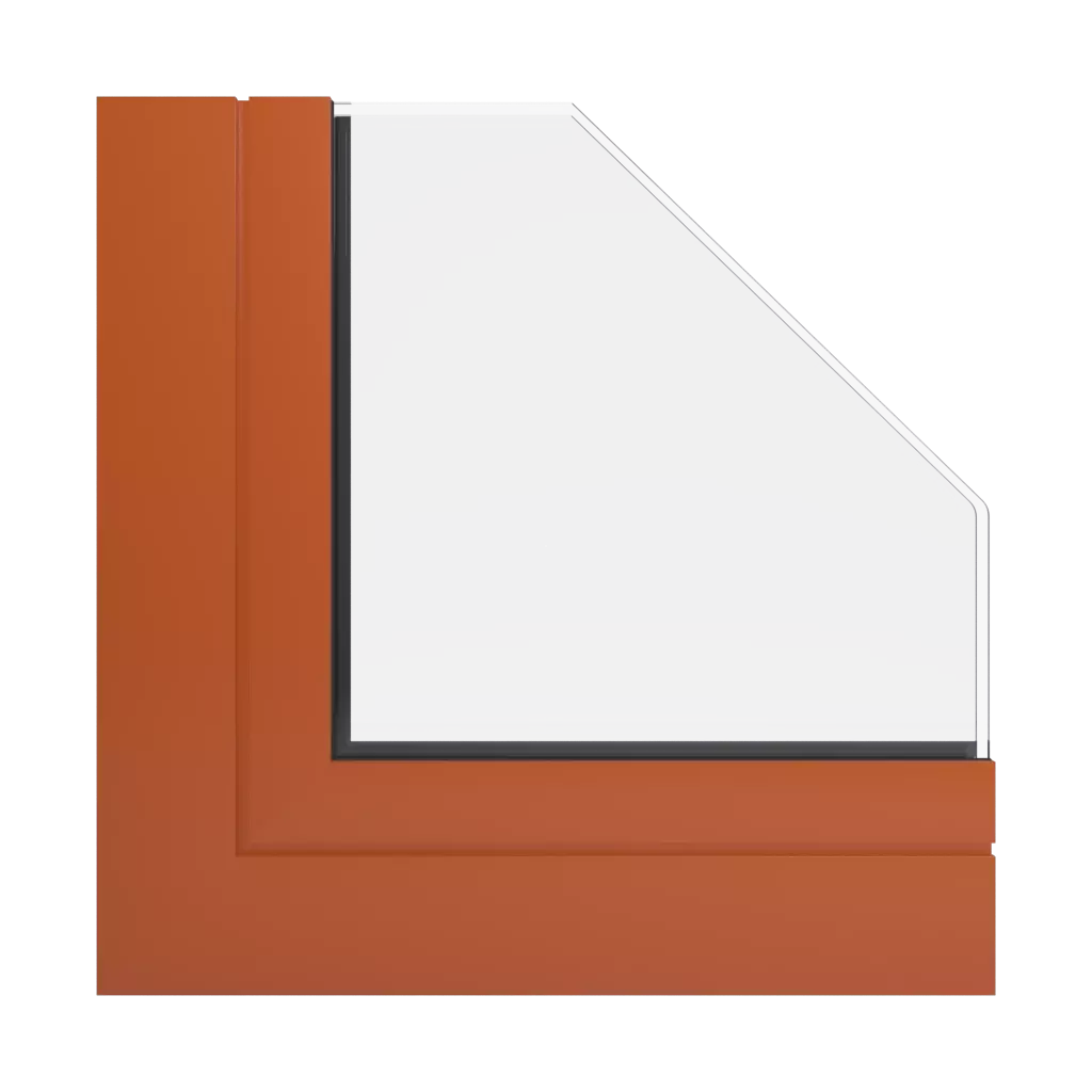 RAL 2001 Rotorange fenster fensterprofile aluprof mb-openslide