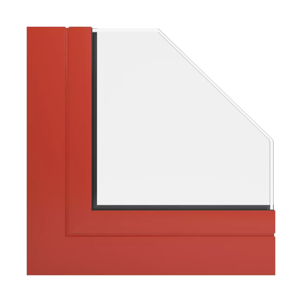 RAL 2002 Blutorange fenster fensterfarbe farben cdm-aluminium-holz-kiefernfarben