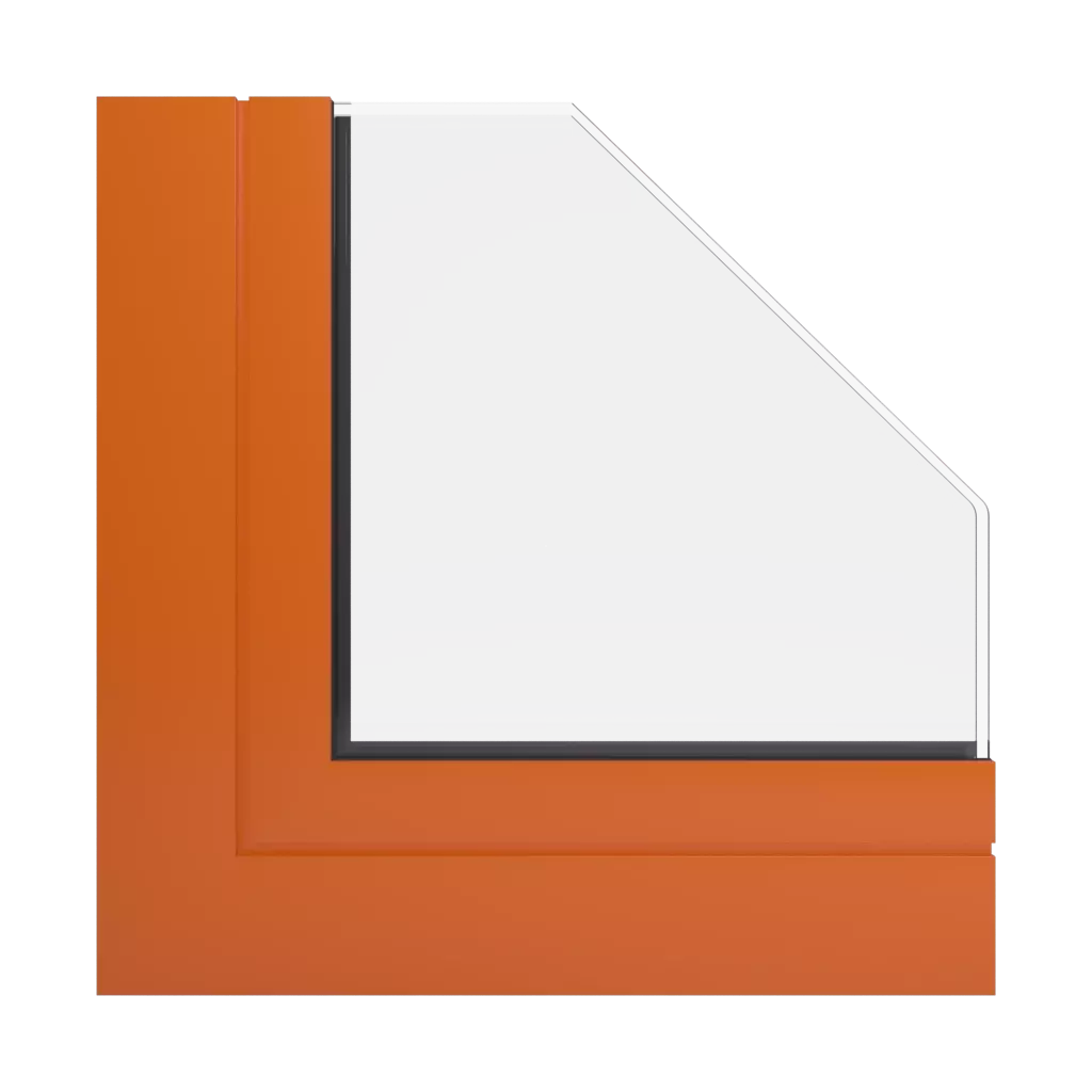 RAL 2004 Reinorange fenster fensterfarbe farben cdm-aluminium-holz-kiefernfarben