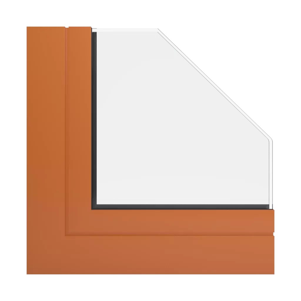 RAL 2010 Signalorange fenster fensterprofile aliplast folie-plus