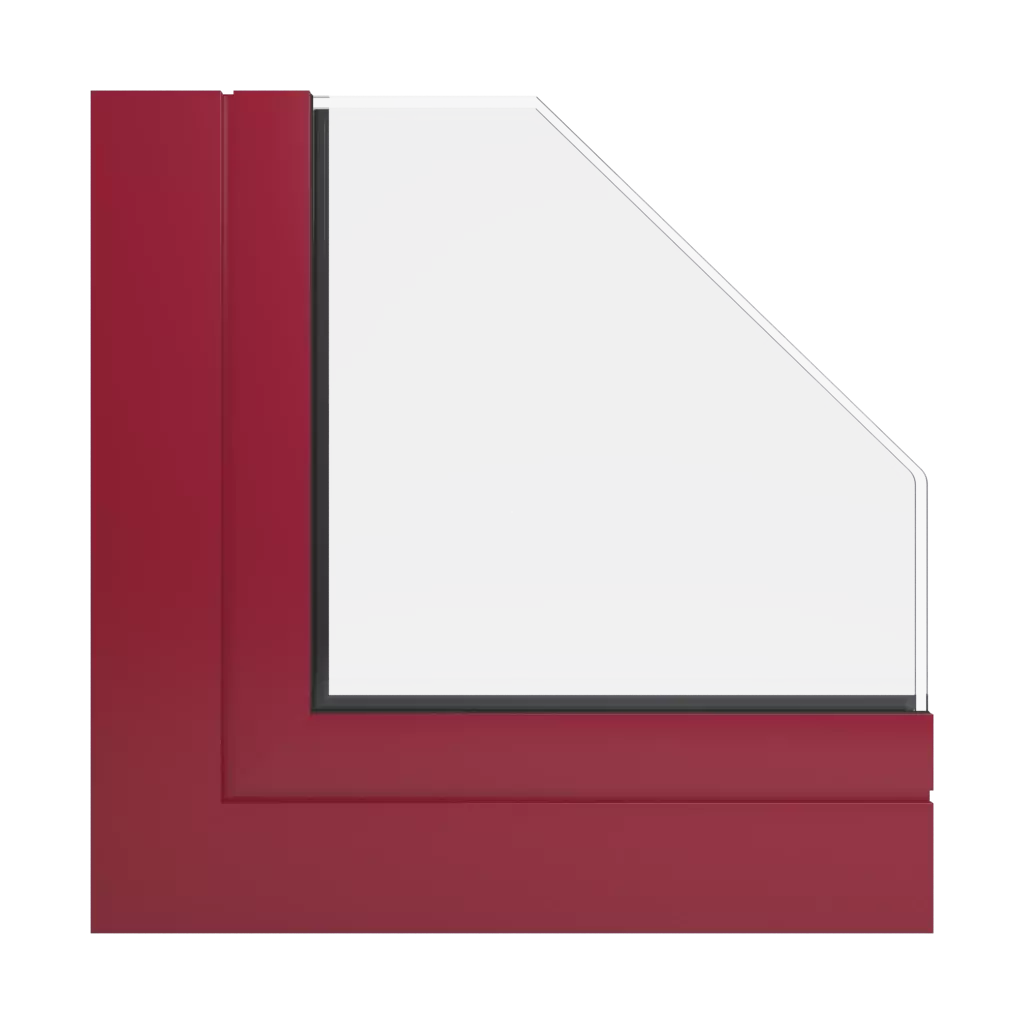 RAL 3003 Rubinrot fenster fensterfarbe farben cdm-aluminium-holz-kiefernfarben