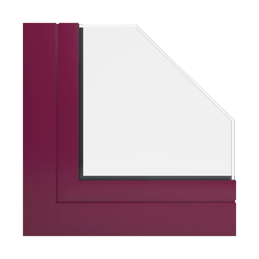 RAL 4004 Bordeauxviolett fenster fensterprofile aluprof mb-78ei-dpa