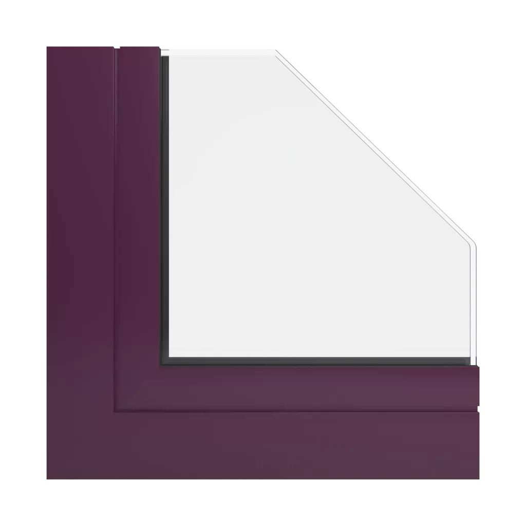 RAL 4007 Purpurviolett fenster fensterprofile aluprof mb-70-hallo