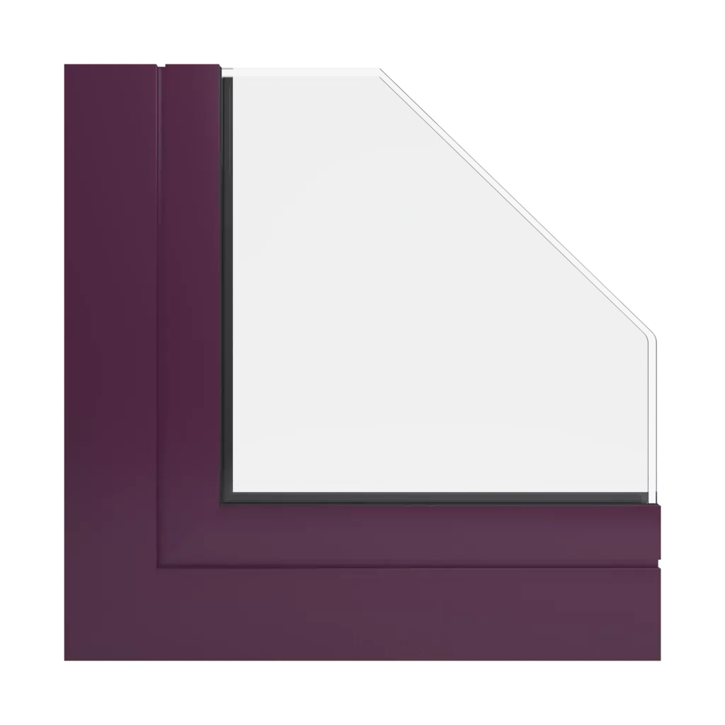 RAL 4007 Purpurviolett fenster fensterprofile aluprof mb-78ei-dpa