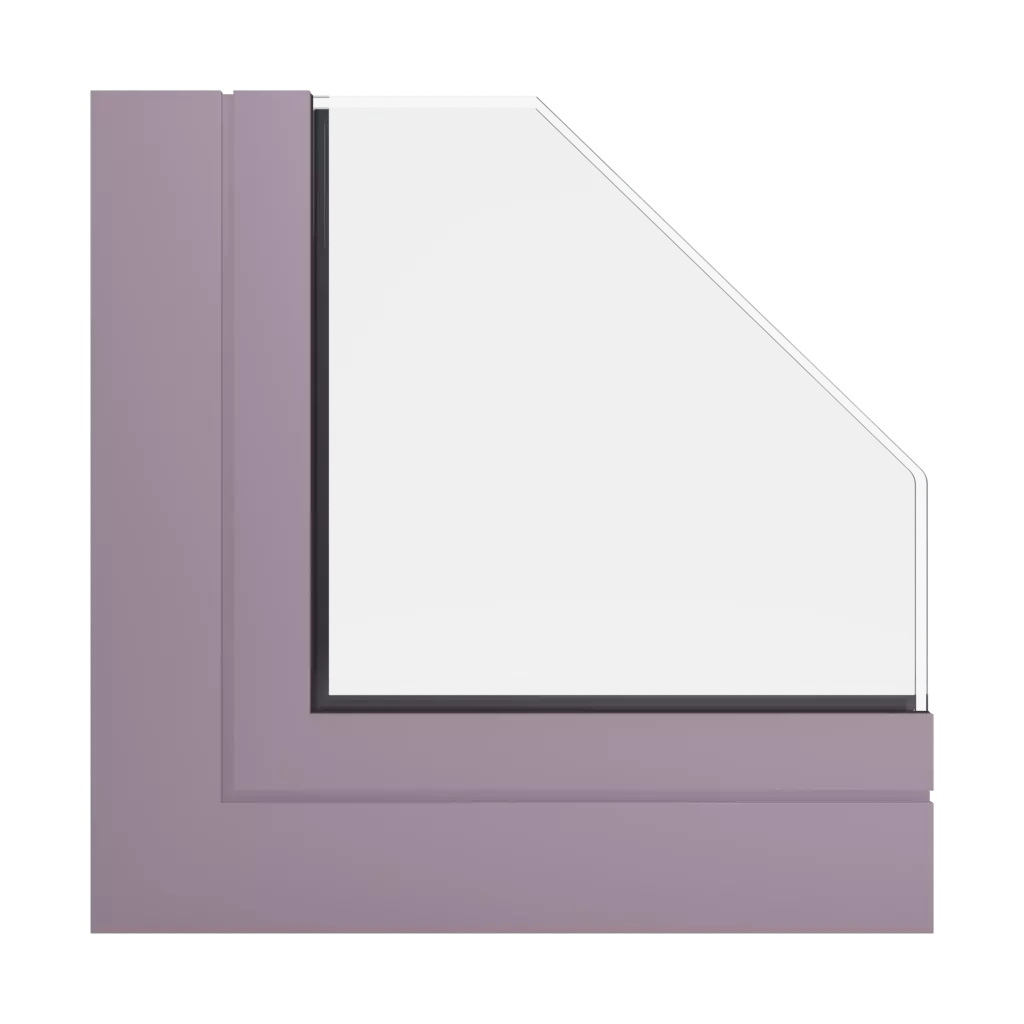 RAL 4009 Pastellviolett fenster fensterprofile ponzio sl1600tt-hallo