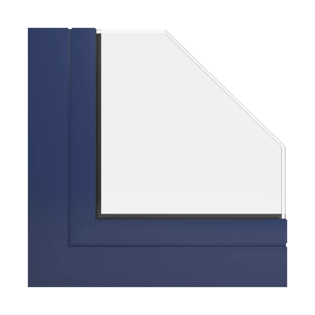 RAL 5003 Saphirgrau fenster fensterprofile aluprof mb-70-hallo