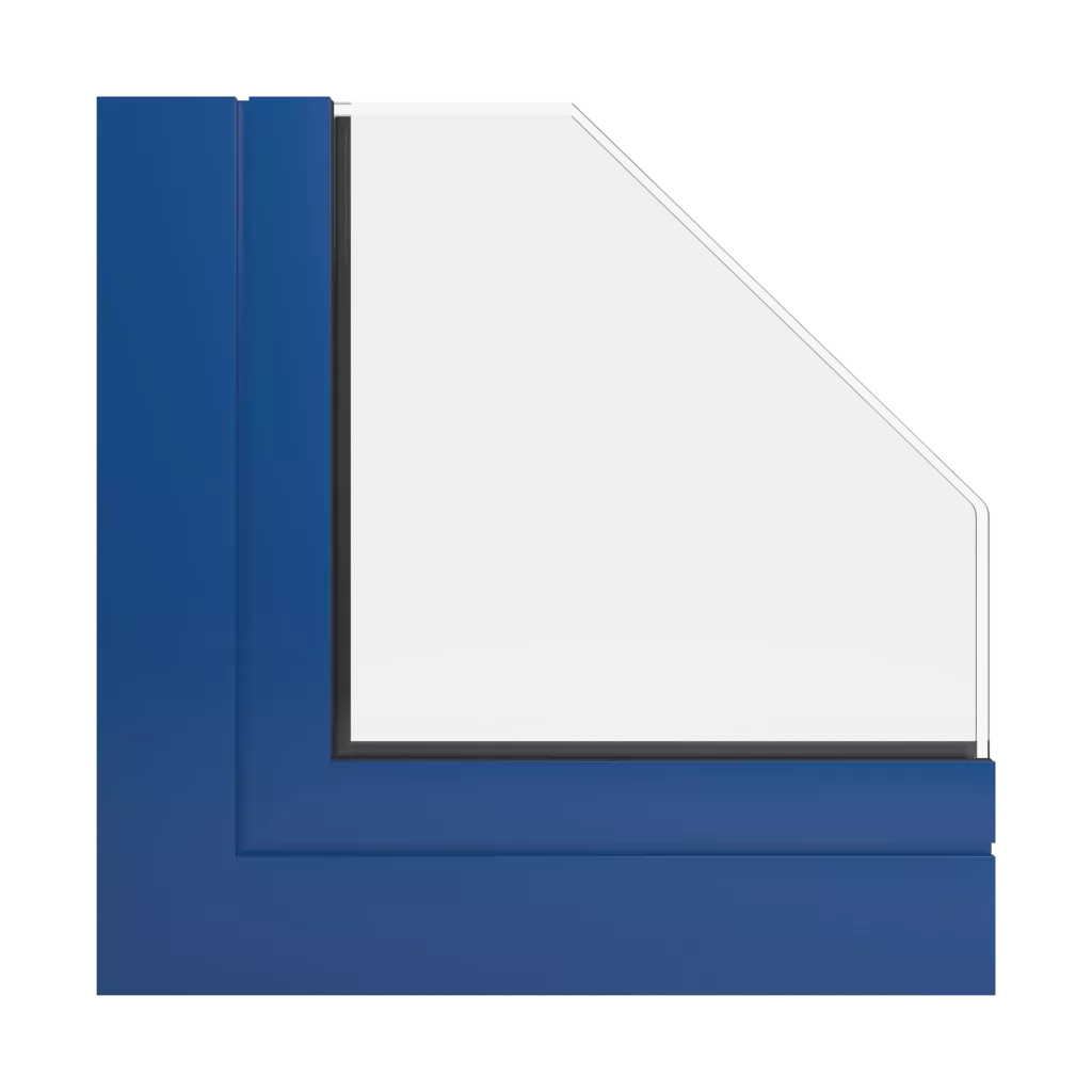 RAL 5010 Enzianblau fenster fensterprofile ponzio sl600ttevo