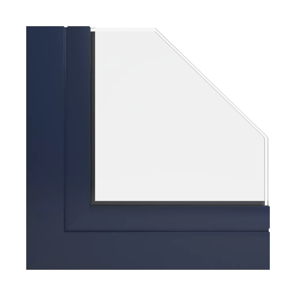 RAL 5011 Stahlblau fenster fensterprofile aliplast panorama