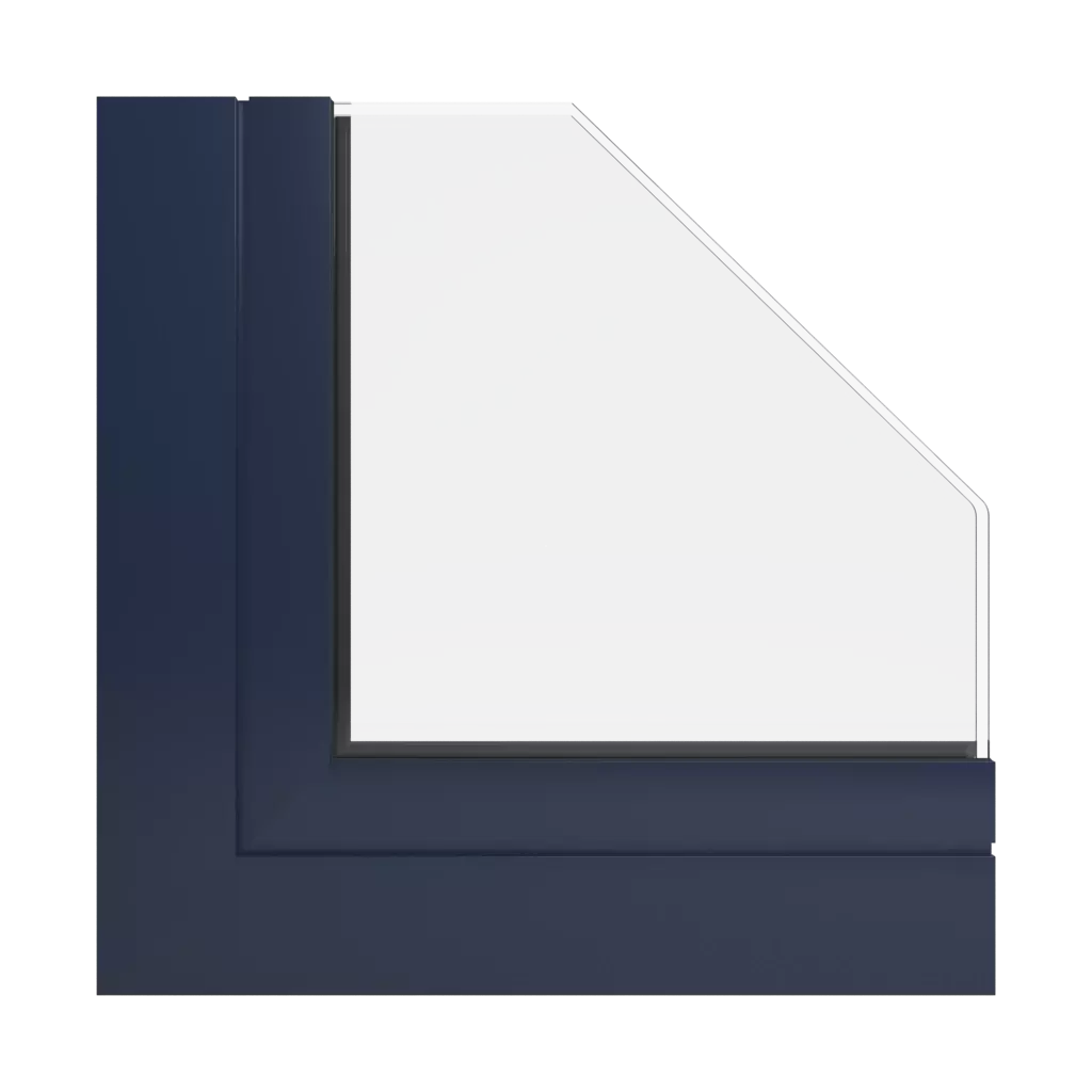 RAL 5011 Stahlblau fenster fensterprofile aluprof mb-skyline-typ-r